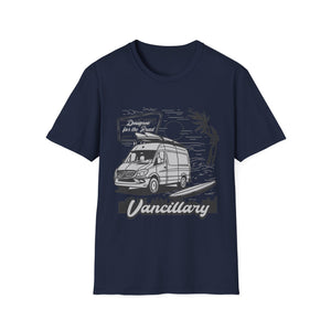 Vanlife Road Trip T-Shirt — "Vancillary" Camper Van Adventure Tee