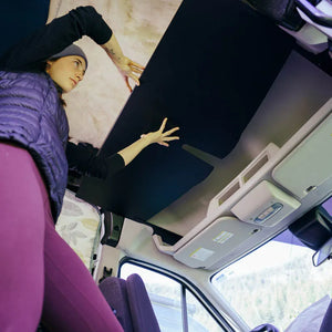 Slide in fabricated aluminum shelf by vancillary products for van conversions