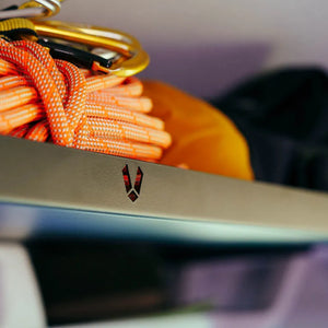 Gear and window cover storage ford transit headliner shelf by vancillary who makes van conversion products