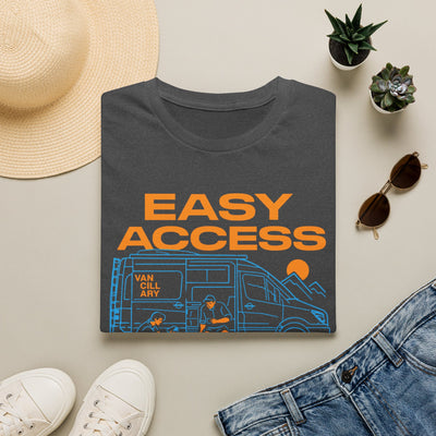 Easy Access Camper T-Shirt — "Easy Access to the World" Travel Van Tee