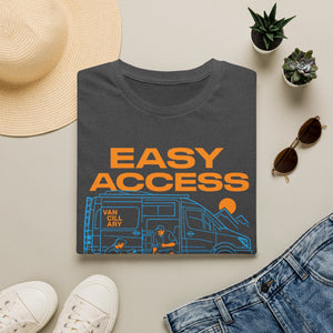 Easy Access Camper T-Shirt — "Easy Access to the World" Travel Van Tee