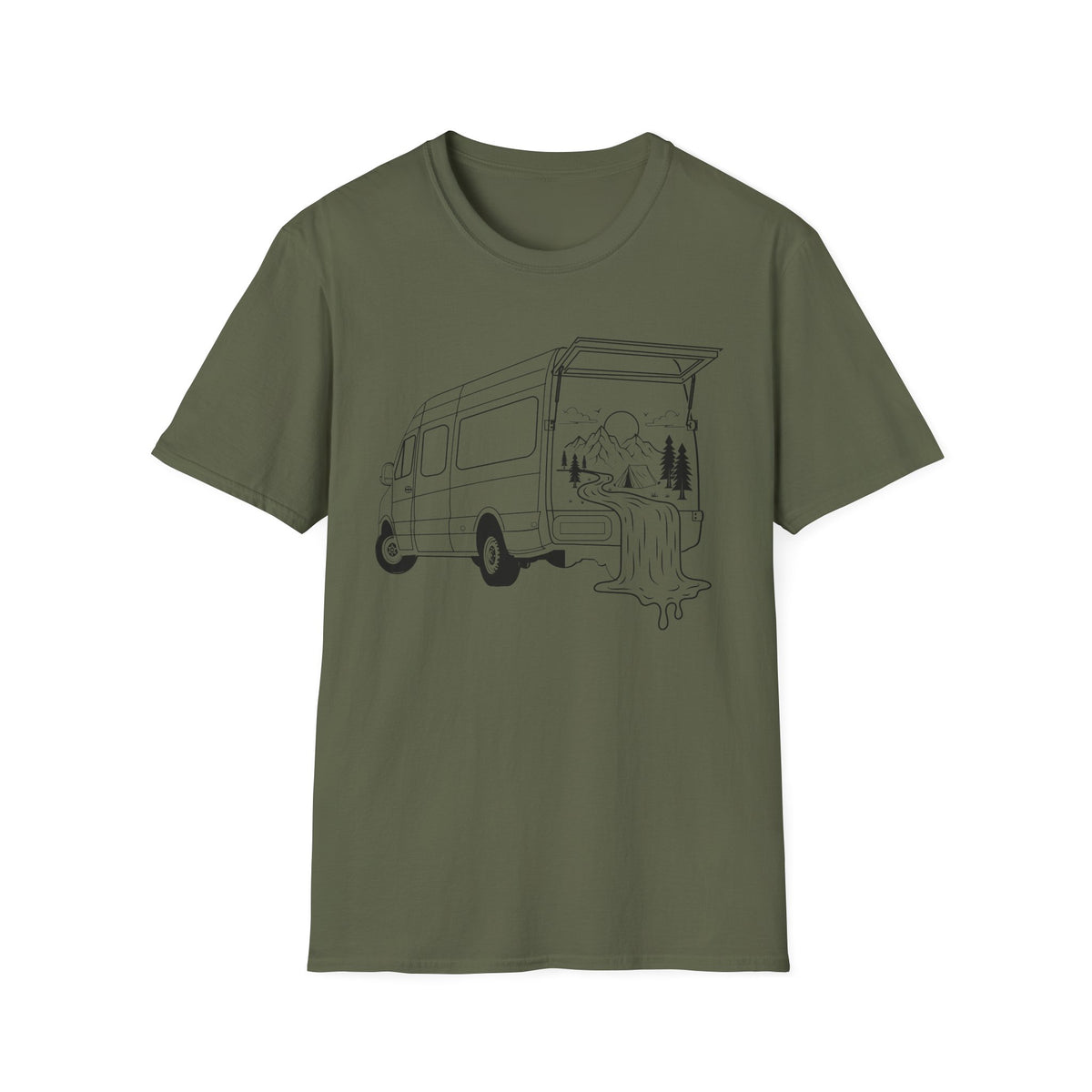 Open Roads Within Casual Unisex Tee