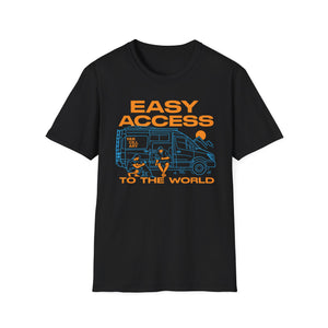 Easy Access Camper T-Shirt — "Easy Access to the World" Travel Van Tee
