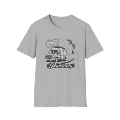 Vanlife Road Trip T-Shirt — "Vancillary" Camper Van Adventure Tee