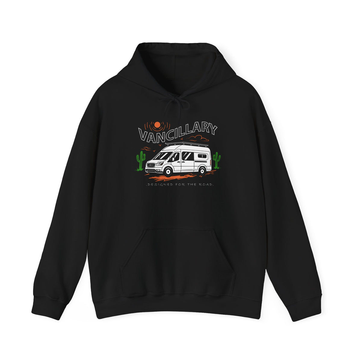 Vancillary Desert Adventure Van Hoodie | Unisex Heavy Blend™ Hooded Sweatshirt