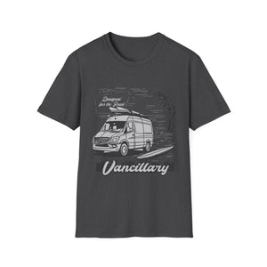 Vanlife Road Trip T-Shirt — "Vancillary" Camper Van Adventure Tee