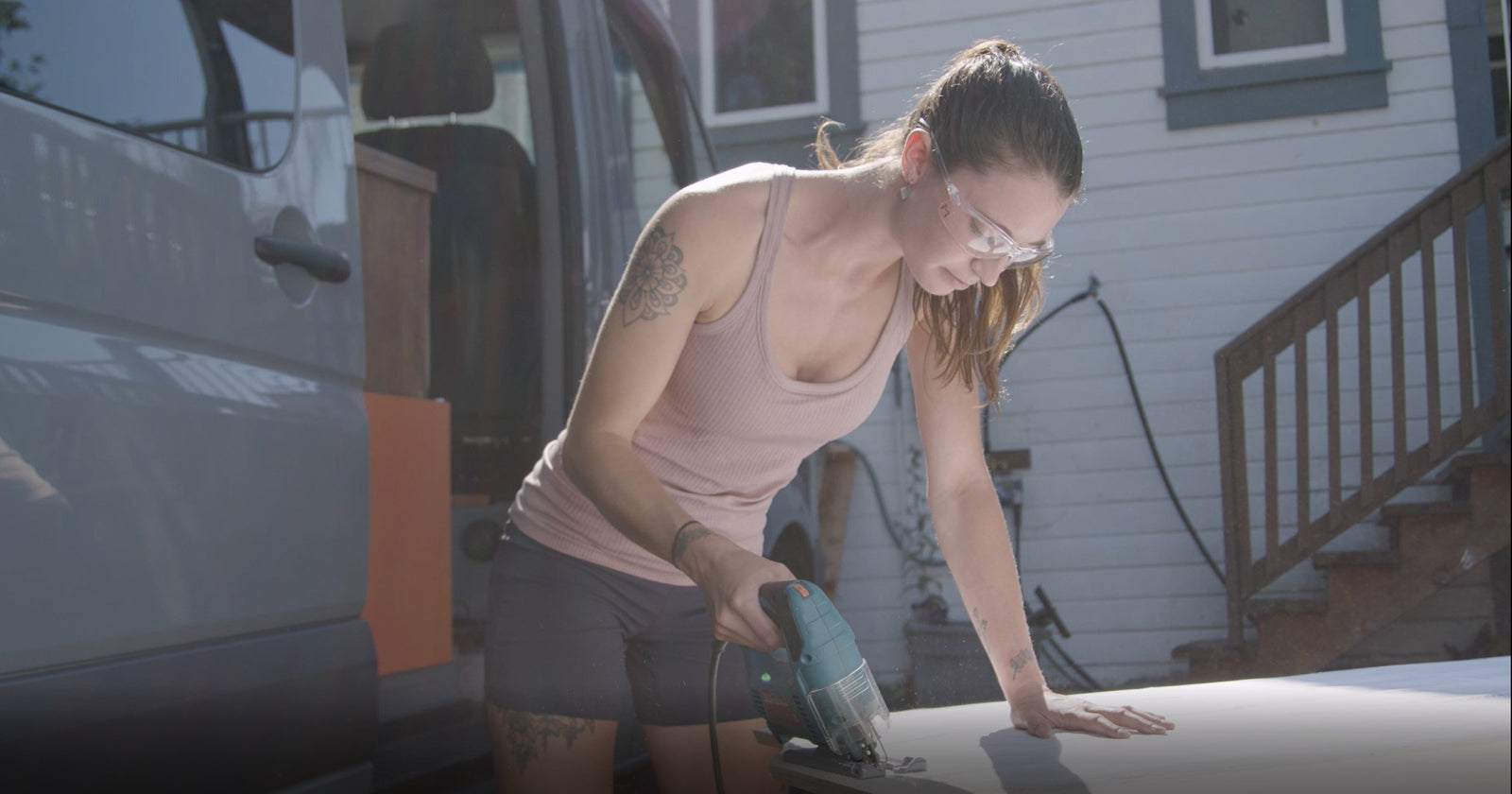 Learn how to build a headliner shelf for your Sprinter Van